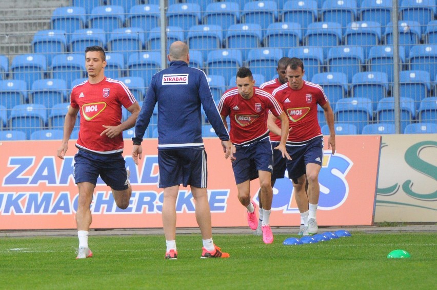 Trening Videotonu FC przed meczem z Lechem Poznań