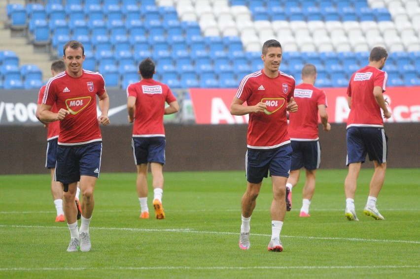 Trening Videotonu FC przed meczem z Lechem Poznań