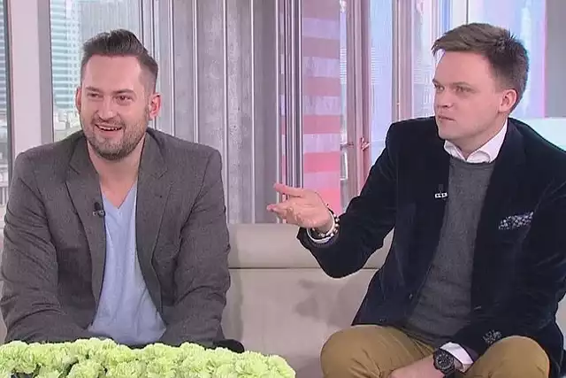 Marcin Prokop i Szymon Hołownia (fot. Dzień Dobry TVN/x-news)