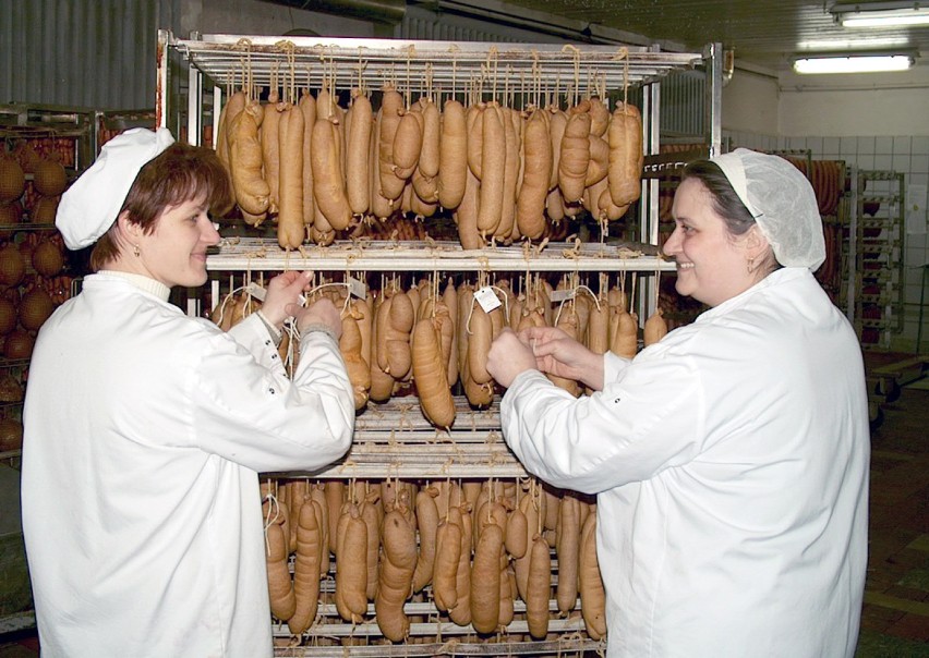 Linia produkcyjna w Zakładach Mięsnych w Grudziądzu