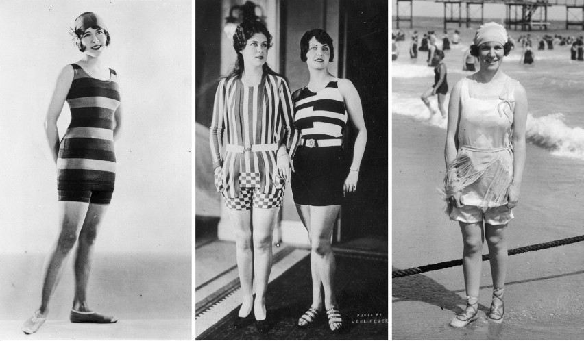 1927

W wersji plażowej kostiumy podążały za ówczesnymi...
