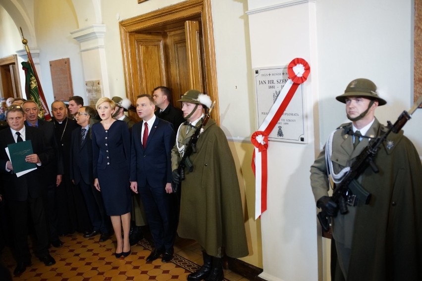 Kraków. Prezydencka para odwiedziła swoje liceum [ZDJĘCIA, WIDEO]