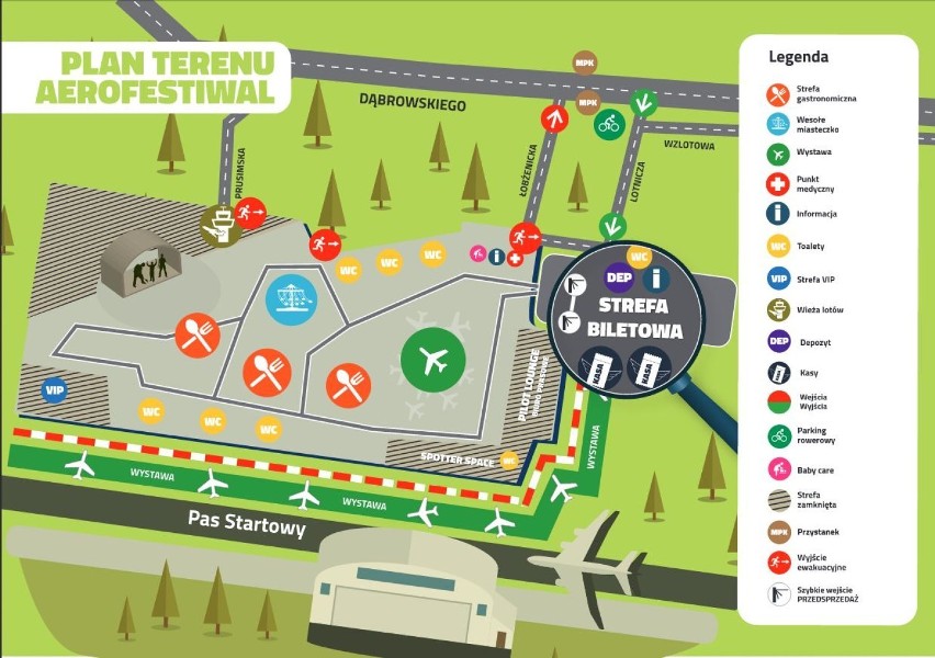 Plan terenu Aerofestivalu 2015