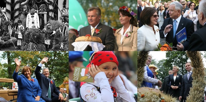 Prezydenci RP na dożynkach w Spale: I. Mościcki, A. Kwaśniewski, L. Kaczyński, B. Komorowski i A. Duda [ZDJĘCIA]