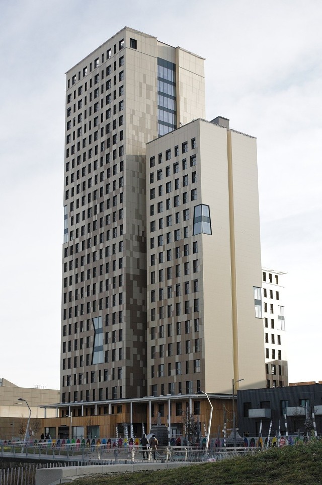 W Wiedniu (Austria) można zobaczyć HoHo Wien, drewniany wieżowiec o wysokości 84 m. Obiekt ma 24 piętra i został ukończony w 2019 r.

Licencja