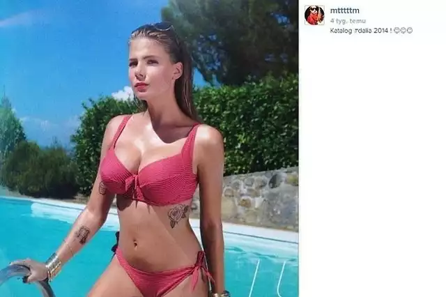 Marta Wierzbicka reklamuje bieliznę (fot. screen z Instagram.com)