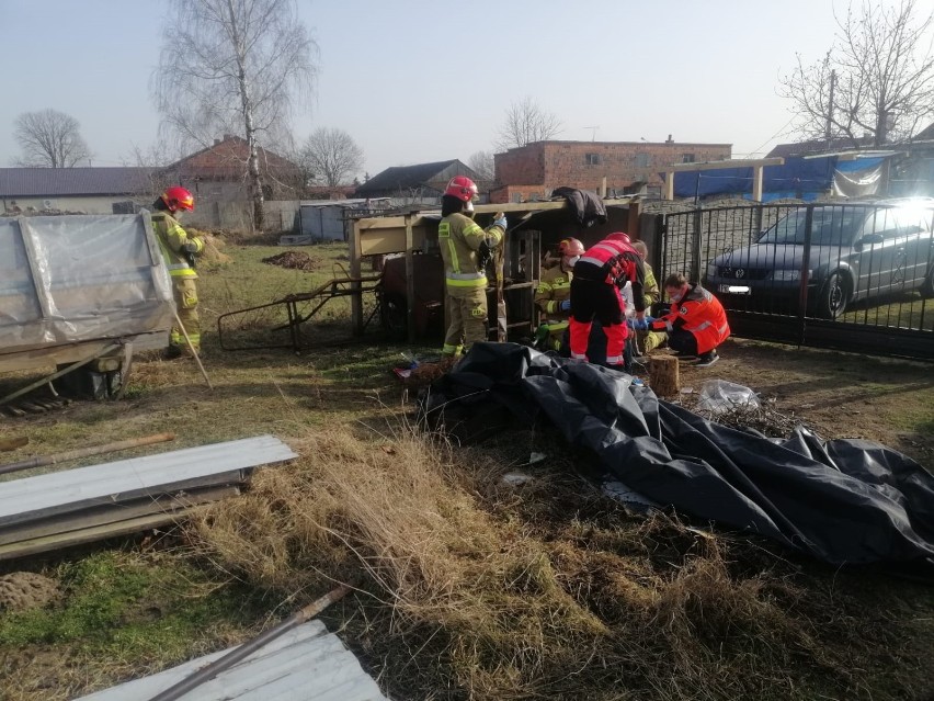 Tragiczny pożar trawy w Jankowie Drugim.