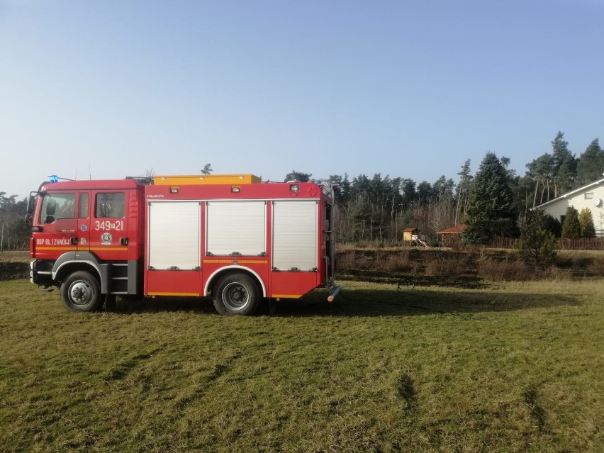 Pożar trawy w Jankowie Drugim mógł zakończyć się tragicznie