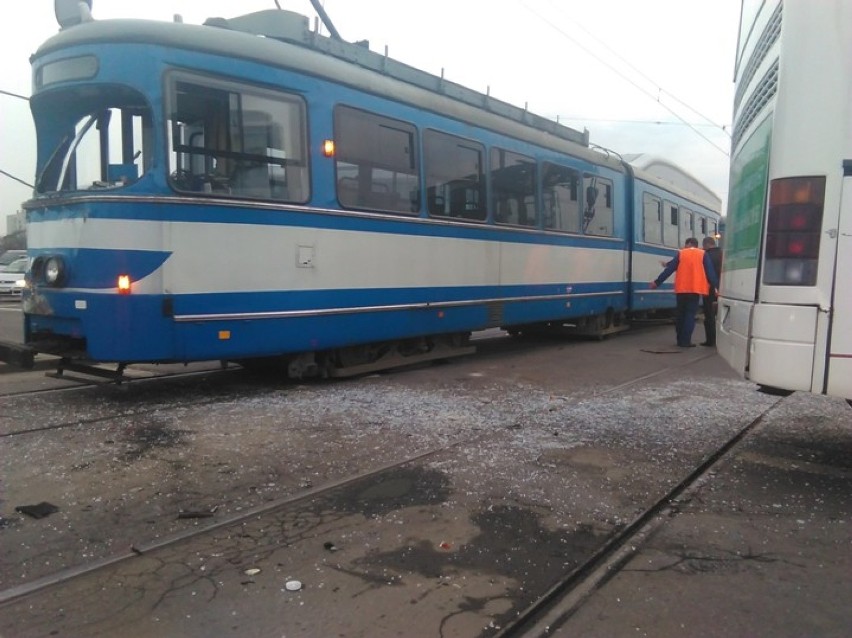 Wypadek na rondzie Grunwaldzkim.