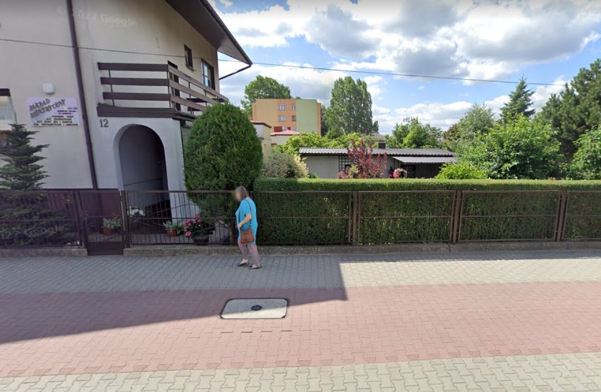 Bełchatów i jego mieszkańcy na mapach Google Street View w...