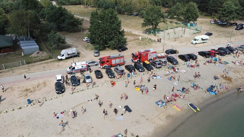 Plaża w Radłowie to najpopularniejsze miejsce wypoczynku nad...