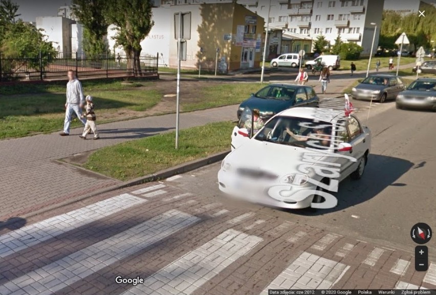 Google Street View na Rąbinie w Inowrocławiu. Rozpoznajesz...