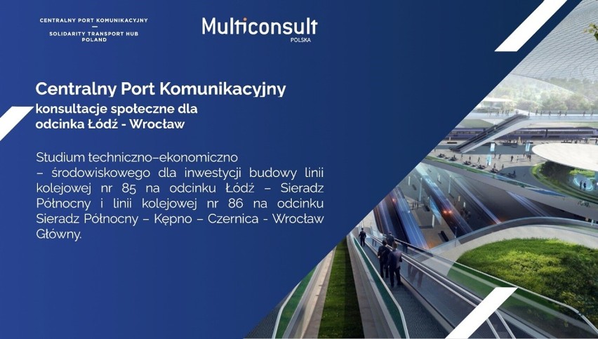 Kolej Dużych Prędkości. Będą konsultacje z mieszkańcami w Zduńskiej Woli, Łasku i Sieradzu