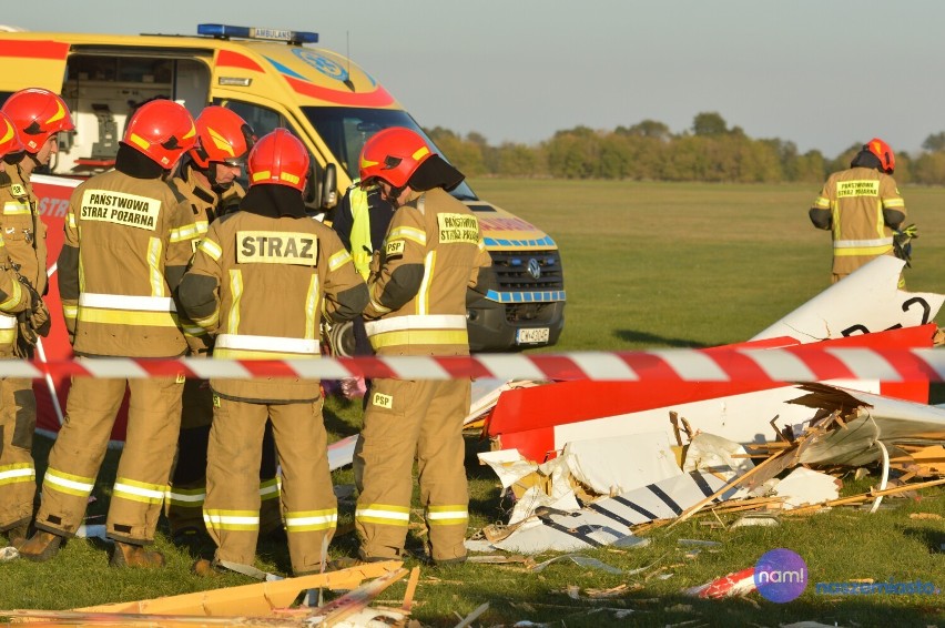 Tragiczny wypadek szybowca na lotnisku w Kruszynie
