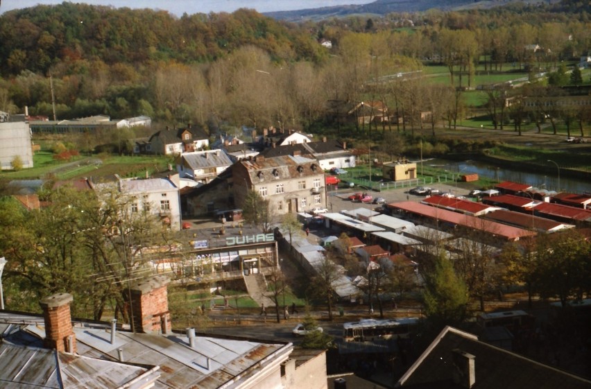 Tak wyglądały Gorlice z perspektywy dachów najwyższych...