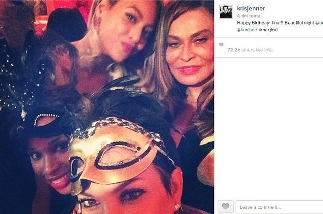 Kris Jenner z Beyonce i Tiną Knowles (fot. screen z Instagram.com)