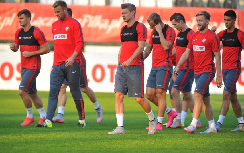 Trening polskiej reprezentacji na stadionie Polonii...