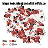 Mapa kościelnej pedofilii pojawiła się w sieci. Umieszczono na niej duchownych z naszego regionu