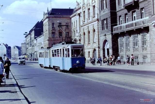 Ul. Świerczewskiego (dziś Piłsudskiego) we Wrocławiu, lata 70. XX wieku