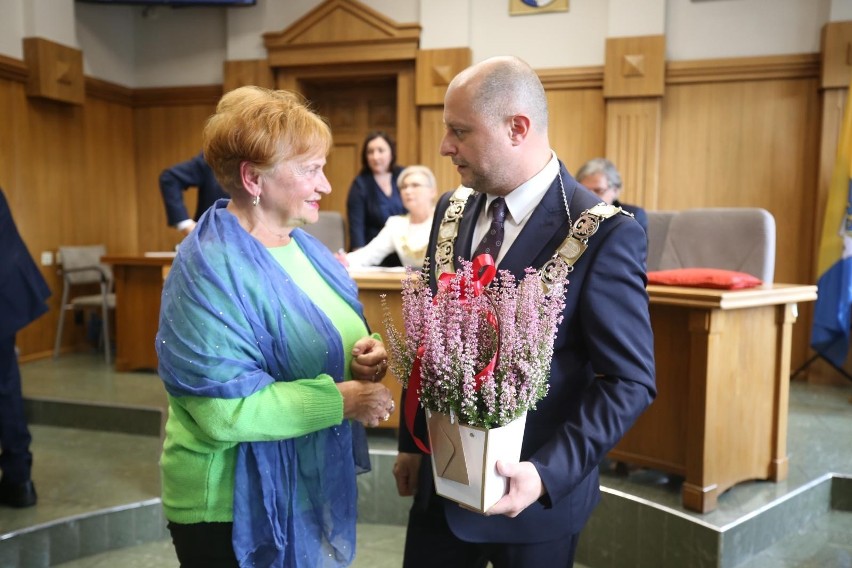 Zaprzysiężenie prezydenta Rudy Śląskiej Michała Pierończyka....