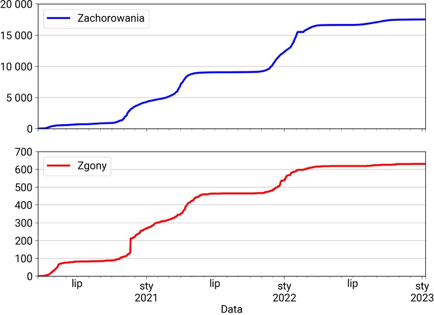 17 531 zakażonych, 631 zgonów.