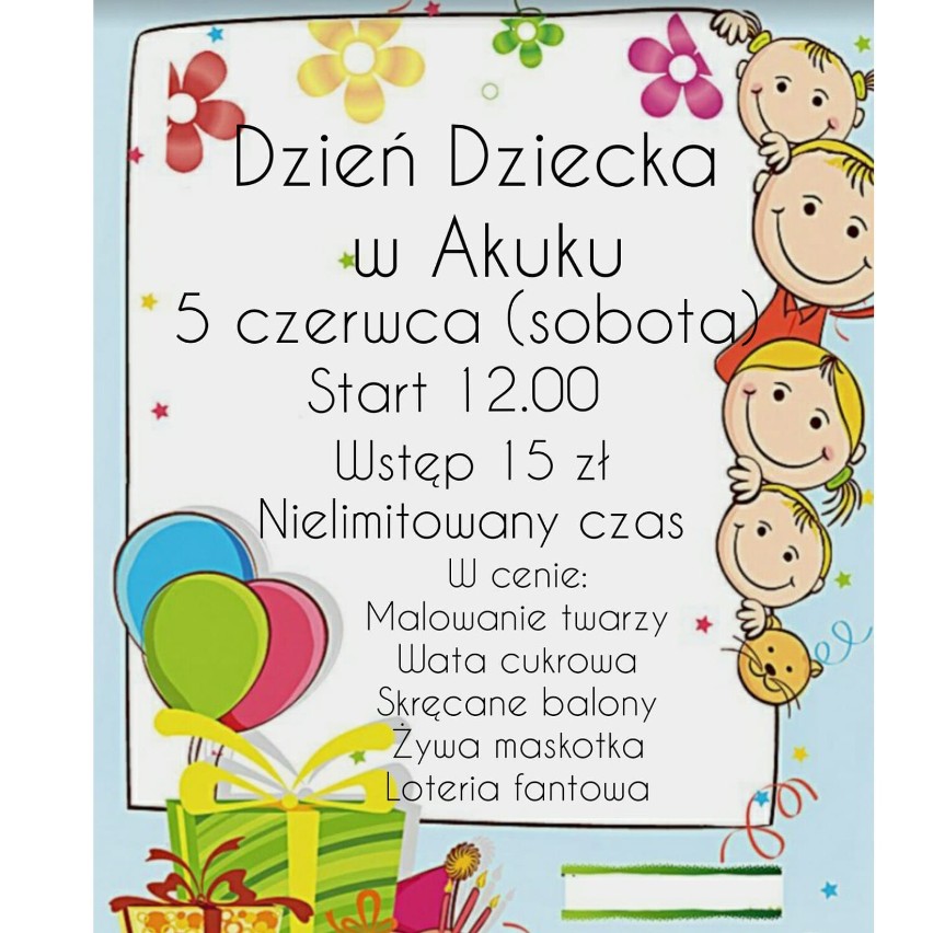 W sali zabaw Akuku w Chodzieży, Dzień Dziecka w sobotę 5...