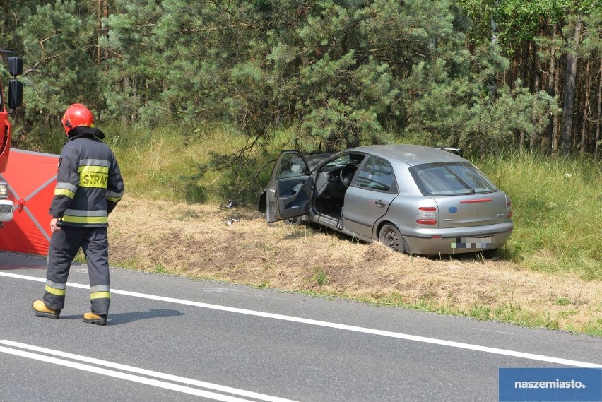 Tragiczny wypadek na DK 91 na trasie Włocławek - Kowal. Nie żyje 56-letni motorowerzysta [zdjęcia, wideo]