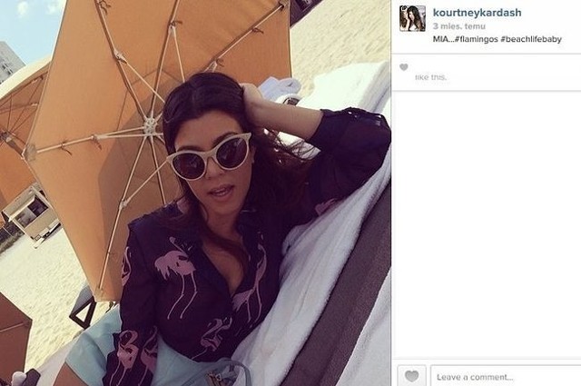 Kourtney Kardashian (fot. screen z Instagram.com)