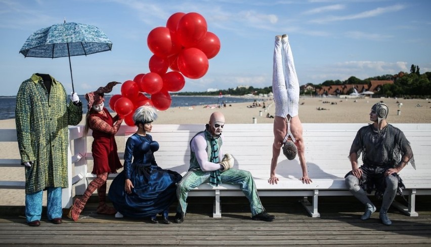Cirque du Soleil na molo w Sopocie [ZDJĘCIA, WIDEO]