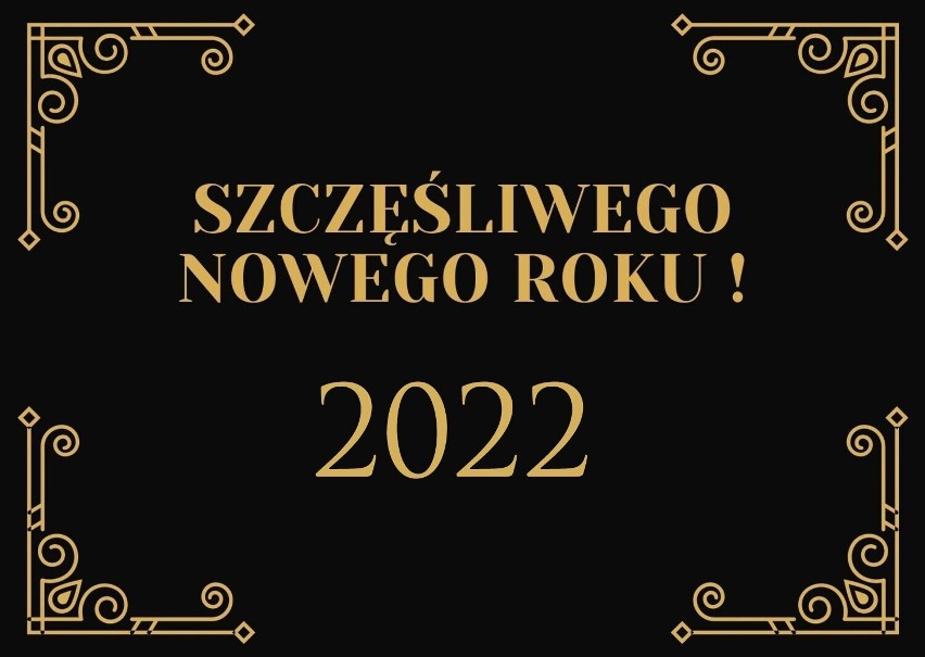 Kartki z życzeniami na SYLWESTRA i NOWY ROK 2022