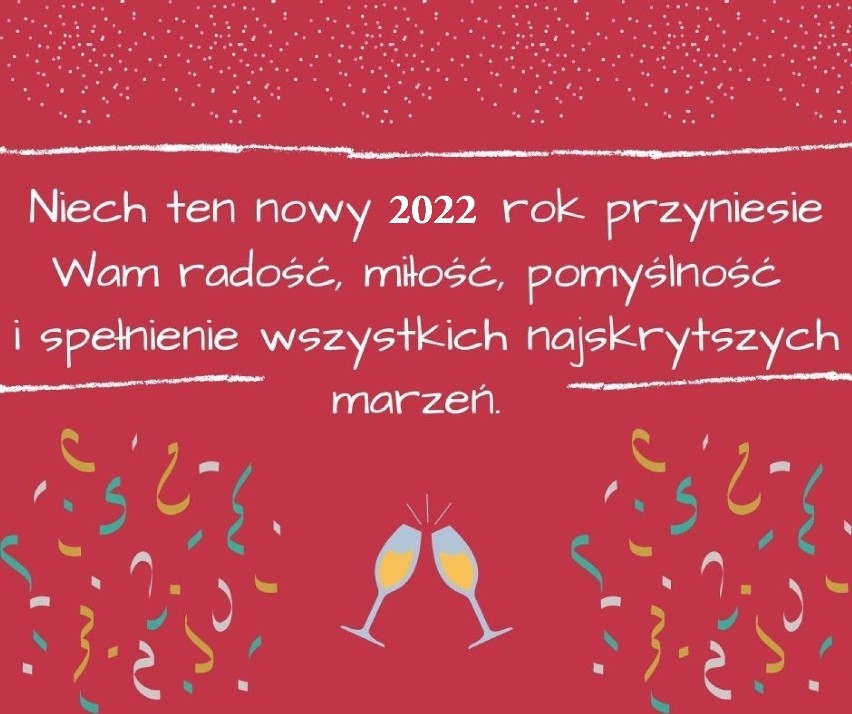 Kartki z życzeniami na SYLWESTRA i NOWY ROK 2022