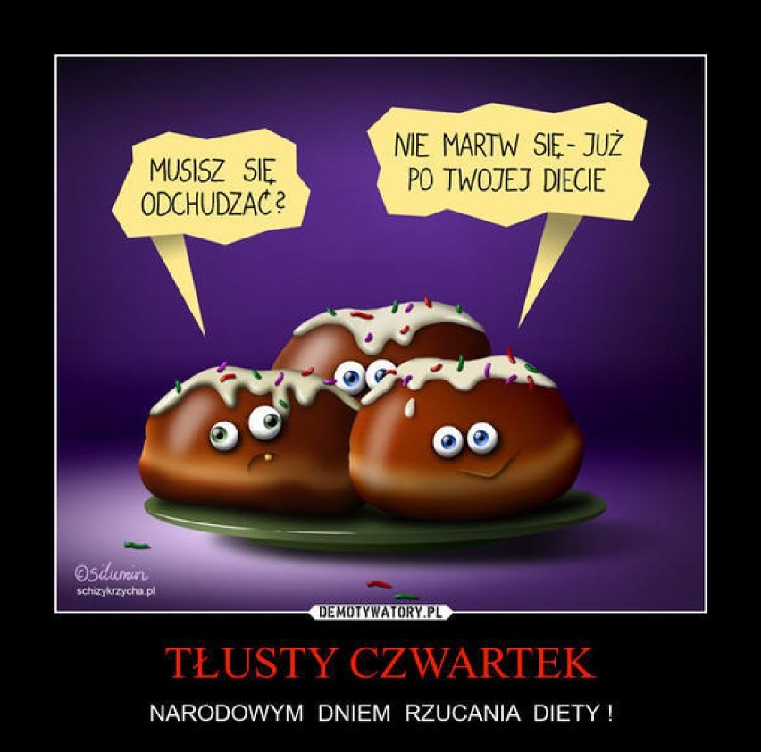 Tłusty Czwartek 2019 MEMY. Ale pyszne święto! [śmieszne obrazki o pączkach]