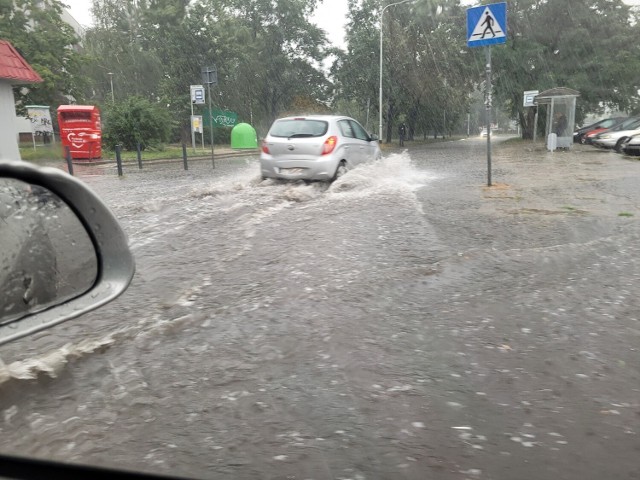 Ulewa we Wrocławiu. Miasto zalane