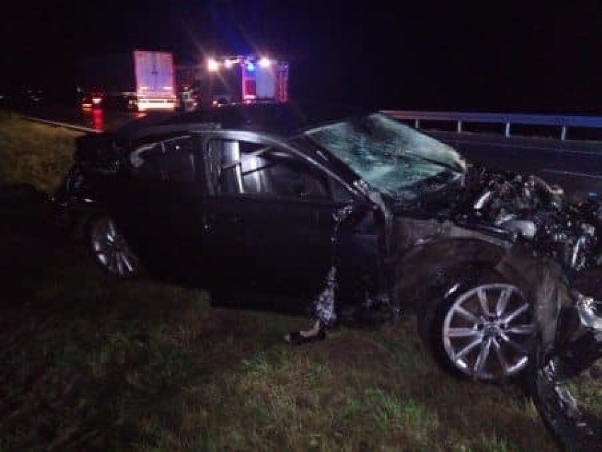 Wypadki na autostradzie A1 w powiecie włocławskim