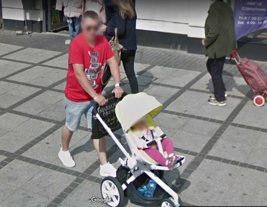 Częstochowianie w oku kamery Google Street View