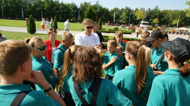 Piknik z mamą i tatą w Licheniu