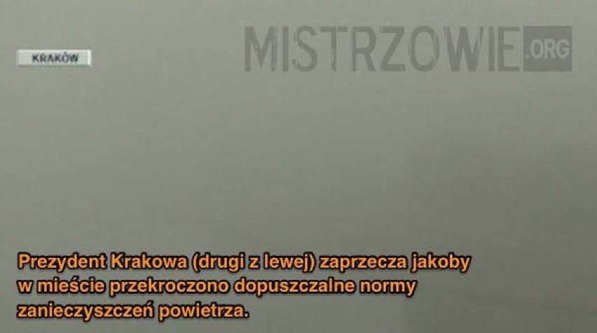 Smog wrócił do Krakowa, internauci w formie [MEMY]