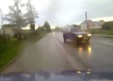 Łapczyca. Pędził bmw ponad 100 km/h [WIDEO]