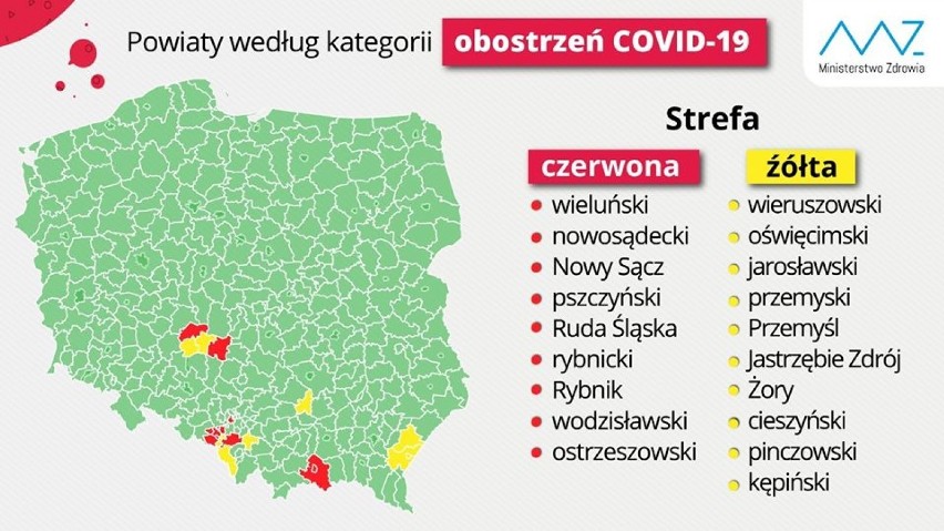 Koronawirus. Nowe zakażenia w Łasku i powiecie łaskim (7.08.2020)