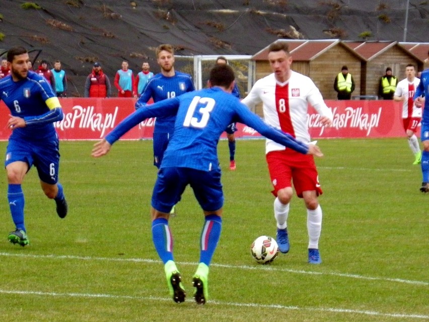 Polska reprezentacja piłkarska do lat 20 pokonała w Pile Włochy 3:1. Zobacz zdjęcia z tego meczu