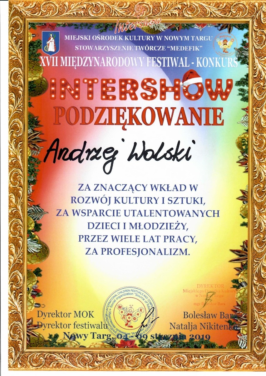 Pięcioletnia Apolonia Jakubczyk ze Studia Wokalnego Andrzeja Wolskiego wygrała festiwal w Nowym Targu