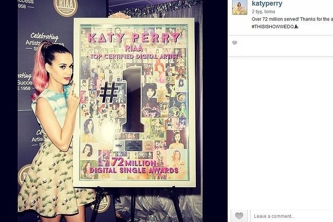 Katy Perry (fot. screen z Instagram.com)