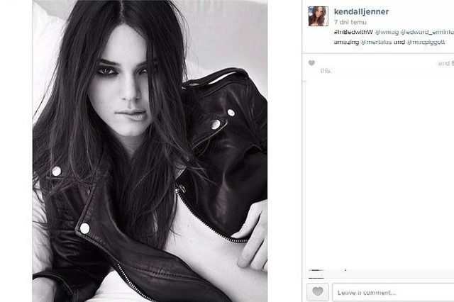 Kendall Jenner (fot. screen z Instagram.com)