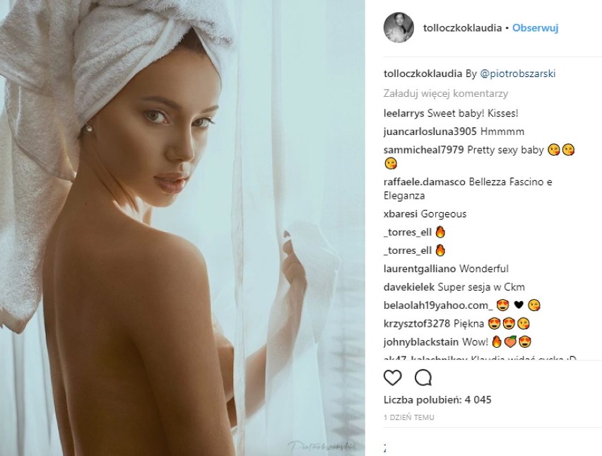 Klaudia Tołłoczko CKM NAGO [ZDJĘCIA +18]. Gwiazda Instagrama w odważnej sesji