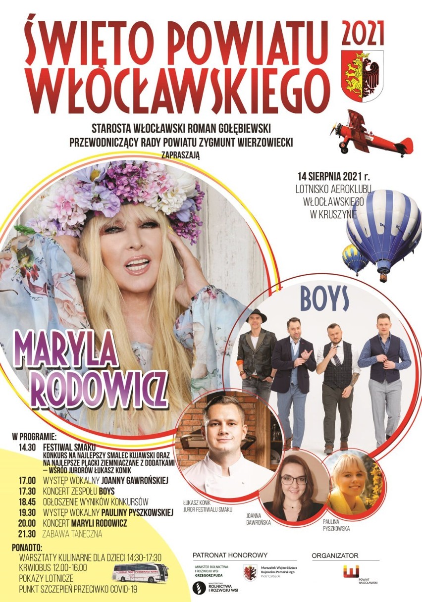 Program Święta Powiatu Włocławskiego 2021 - sobota 14...