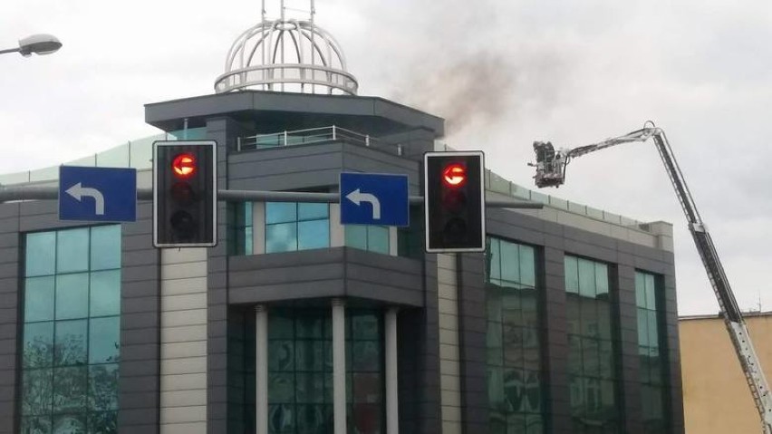 Pożar w Green Office w Inowrocławiu [zdjęcia]