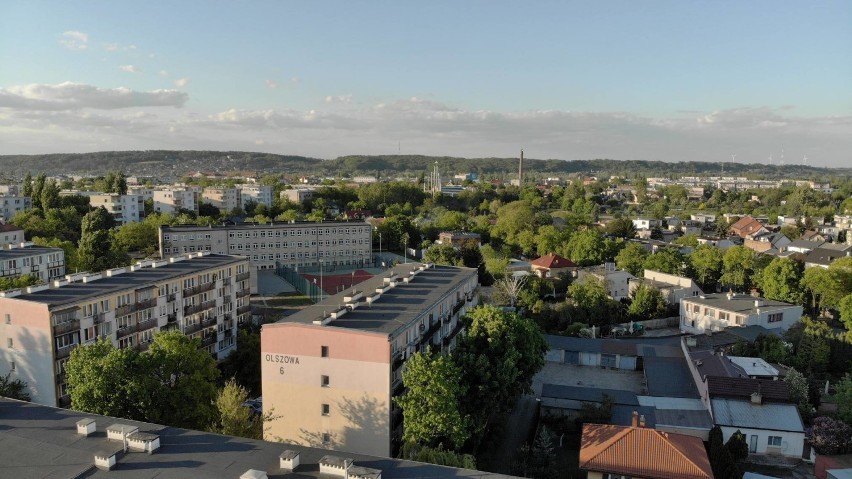 Śródmieście i osiedle Kazimierza Wielkiego we Włocławku z lotu ptaka [zobacz zdjęcia]