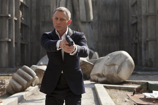 Daniel Craig jako James Bond w "Skyfall" (fot. AplusC)