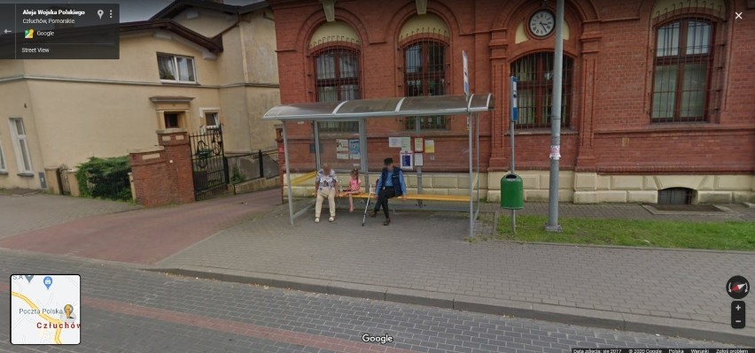 Mieszkańcy Człuchowa przyłapani przez kamery Google Street View. Poszukajcie, czy przypadkiem i was nie ma