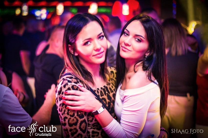 Oto piękne kobiety na imprezach w Face Club w Grudziądzu....